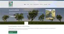 Desktop Screenshot of ecomaxambiental.com.br