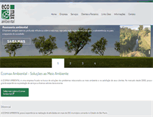 Tablet Screenshot of ecomaxambiental.com.br